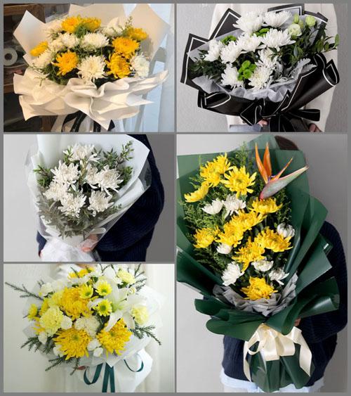 福建福州长乐市湖南镇湖滨村白事花束代送